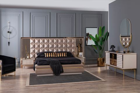 Lexus Yatak Odası Takımı, Sürgü Kapaklı İndirimli Mobilya