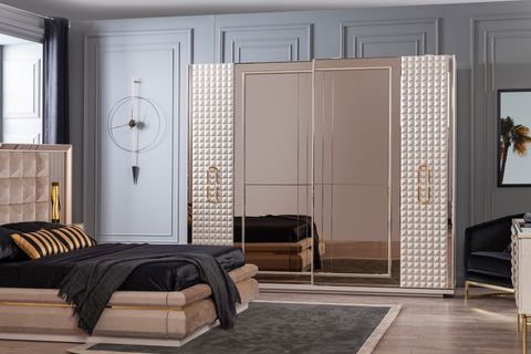 Lexus Yatak Odası Takımı, Sürgü Kapaklı İndirimli Mobilya