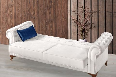 Pedesa Chester Yataklı Koltuk Takımı,Beyaz