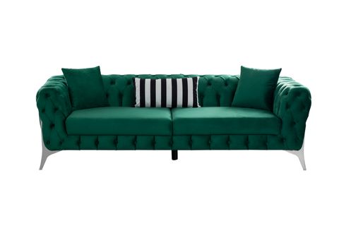 Duko Krom Kılıç Ayak Chester Koltuk Takımı İndirimli Mobilya