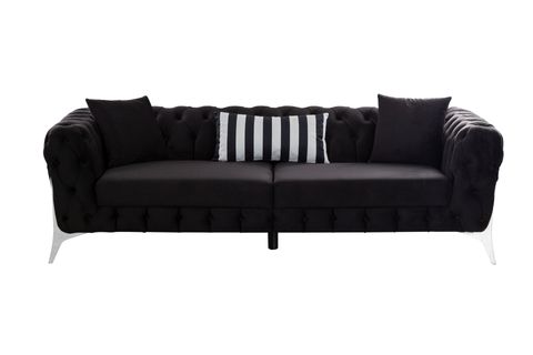 Duko Krom Kılıç Ayak Chester Koltuk Takımı İndirimli Mobilya