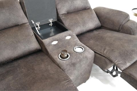 Alis 396 Masajlı, İkili Tv Koltuğu, Füme İndirimli Mobilya