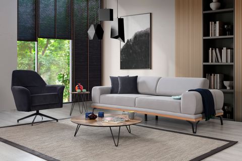 Afra Koltuk Takımı, Antrasit Gri İndirimli Mobilya