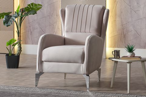 Bella Koltuk Takımı, Koyu Gri Krem İndirimli Mobilya