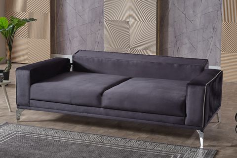 Bella Koltuk Takımı, Koyu Gri Krem İndirimli Mobilya