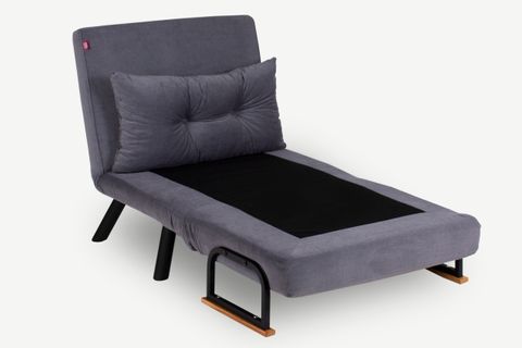Pafu Sando Tekli Katlanır Yataklı Koltuk, Gri İndirimli Mobilya