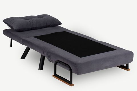Pafu Sando Tekli Katlanır Yataklı Koltuk, Gri İndirimli Mobilya