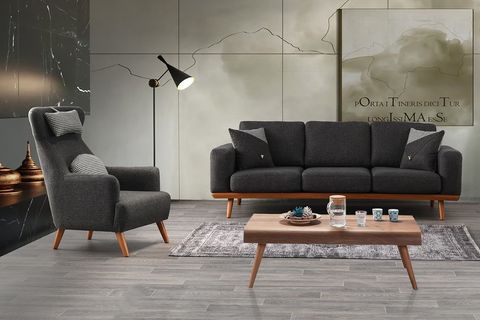 Rio Koltuk Takımı, Antrasit İndirimli Mobilya