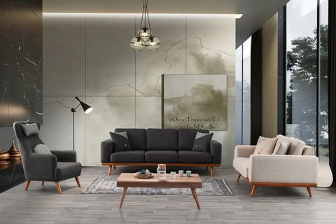 Rio Koltuk Takımı, Kumaş Değişimli İndirimli Mobilya