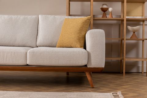 Natur Koltuk Takımı, Krem Hardal İndirimli Mobilya