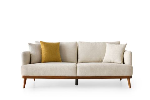 Monza Koltuk Takımı, Sütlü Kahve Krem İndirimli Mobilya