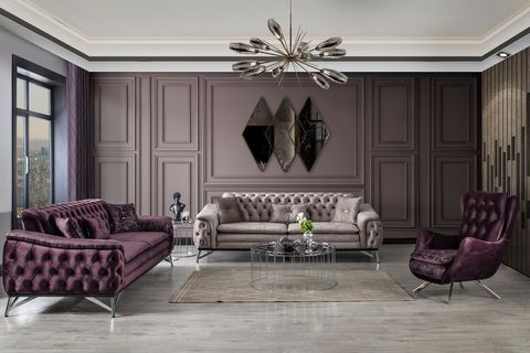 Zümrüt Koltuk Takımı, Bej İndirimli Mobilya