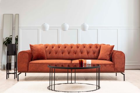 Siesta Koltuk Takımı, Krem Turuncu İndirimli Mobilya