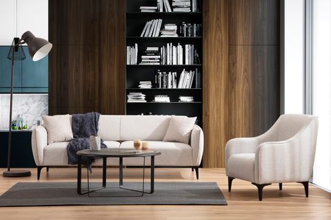 Bellisimo Koltuk Takımı, Krem İndirimli Mobilya