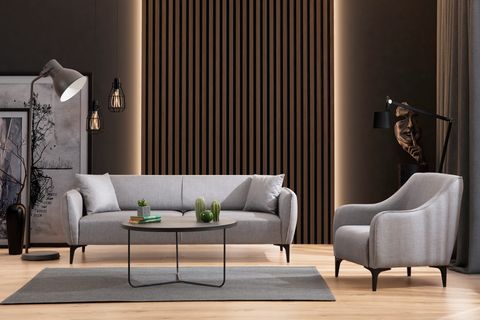 Bellisimo Koltuk Takımı, Açık Gri