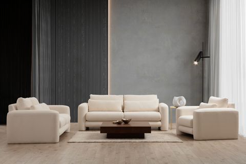 Lilly Koltuk Takımı, Krem İndirimli Mobilya