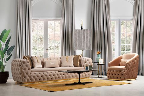 Emperio Koltuk Takımı, Bej İndirimli Mobilya