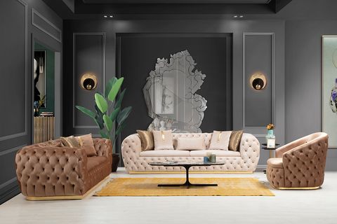 Emperio Koltuk Takımı, Bej İndirimli Mobilya