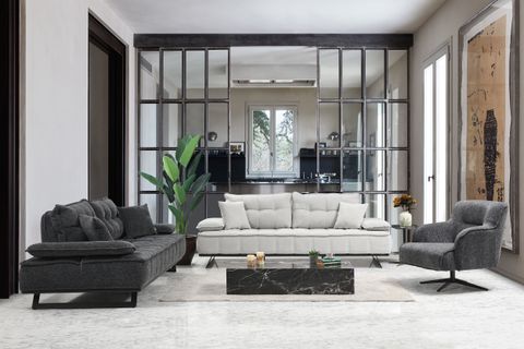 Adal Plus Koltuk Takımı, Antrasit İndirimli Mobilya