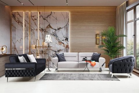 Planet Koltuk Takımı, Gri İndirimli Mobilya