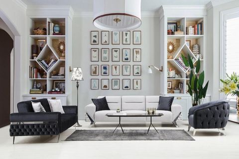 Planet Koltuk Takımı, Gri İndirimli Mobilya