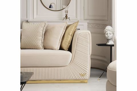 Lorenzo Koltuk Takımı, Krem İndirimli Mobilya