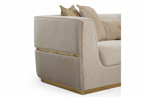 Lorenzo Koltuk Takımı, Krem İndirimli Mobilya