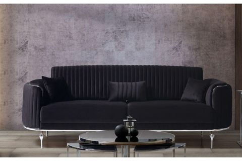 Prestij Koltuk Takımı, Siyah Krem İndirimli Mobilya