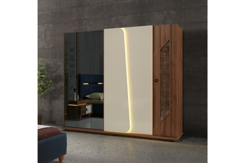 Zerafet Yatak Odası Takımı, Sürgü Kapaklı İndirimli Mobilya