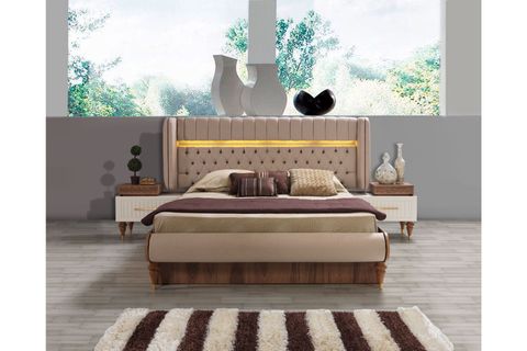 Bodrum Yatak Odası Takımı, Sürgü Kapaklı İndirimli Mobilya