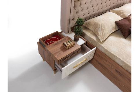 Bodrum Yatak Odası Takımı, Sürgü Kapaklı İndirimli Mobilya