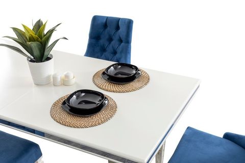 Tokyo Yemek Odası Takımı, Beyaz İndirimli Mobilya