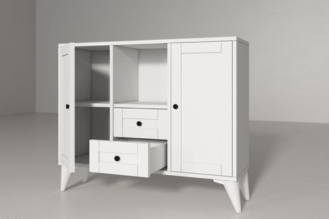 Night Tv Üniteli Yatak Odası Takımı, 5 Kapaklı İndirimli Mobilya