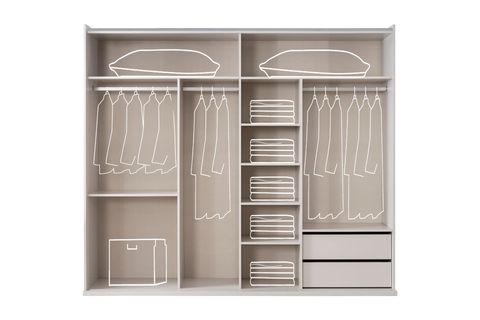 Line Luxury Yatak Odası Takımı, Sürgü Kapaklı İndirimli Mobilya