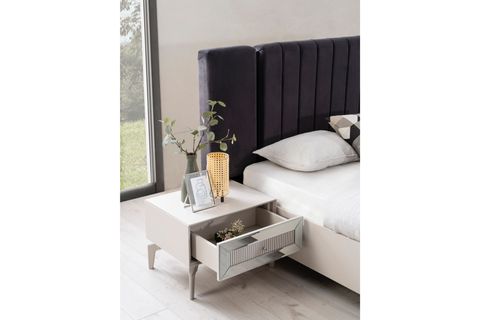 Line Luxury Yatak Odası Takımı, Sürgü Kapaklı İndirimli Mobilya