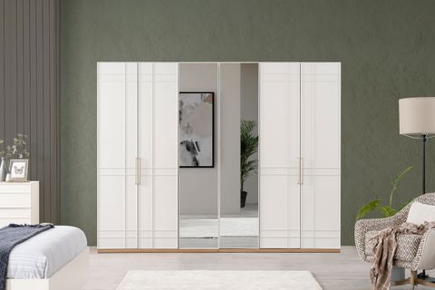 Huzz Yatak Odası Takımı, 5 Kapaklı İndirimli Mobilya