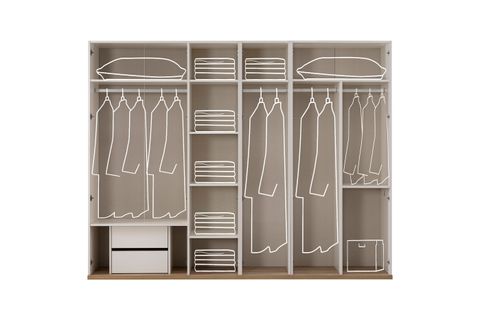 Huzz Yatak Odası Takımı, 5 Kapaklı İndirimli Mobilya