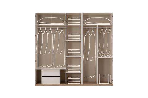 Huzz Yatak Odası Takımı, 5 Kapaklı İndirimli Mobilya