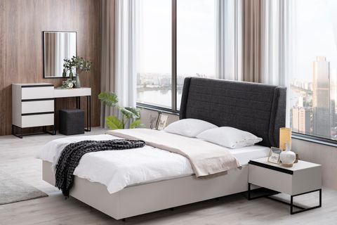 Karo Dolunay Yatak Odası Takımı, Sürgü KapaklıModern Yatak Odası