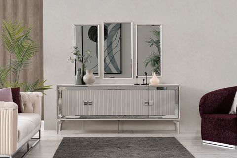 Line Luxury Yemek Odası Takımı, Dolunay İndirimli Mobilya