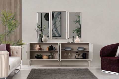 Line Luxury Yemek Odası Takımı, Dolunay İndirimli Mobilya