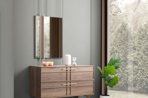 Huzz Yatak Odası, Ceviz, 5 Kapaklı İndirimli Mobilya