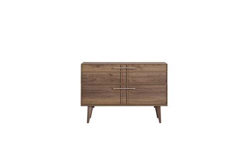 Huzz Yatak Odası, Ceviz, 5 Kapaklı İndirimli Mobilya