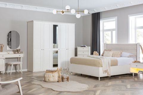 Agra Yatak Odası Takımı, 5 Kapaklı Modern Yatak Odası