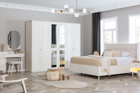 Agra Yatak Odası Takımı, 6 Kapaklı Modern Yatak Odası