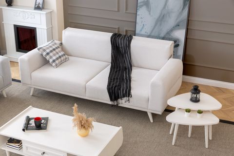 Agra Koltuk Takımı, Krem İndirimli Mobilya