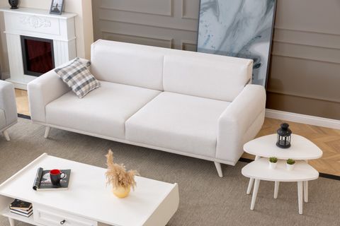 Agra Koltuk Takımı, Krem İndirimli Mobilya