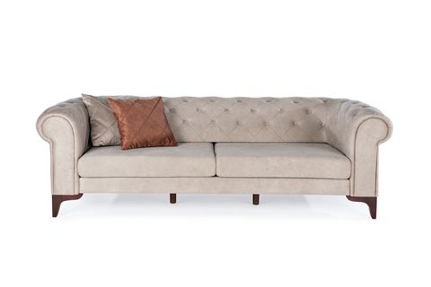 Zümrüt Koltuk Takımı, Krem İndirimli Mobilya