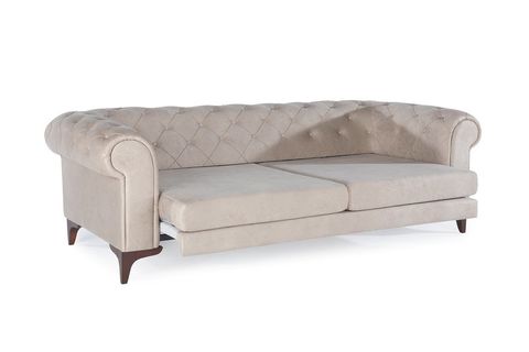 Zümrüt Koltuk Takımı, Krem İndirimli Mobilya