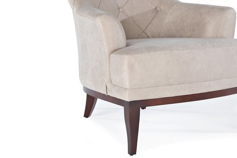 Zümrüt Koltuk Takımı, Krem İndirimli Mobilya